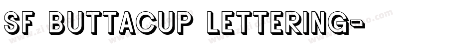 SF Buttacup Lettering字体转换